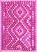 Southwestern Pink Country Rug, con683pnk