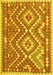 Southwestern Yellow Country Rug, con683yw