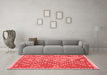 Country Red Washable Rugs