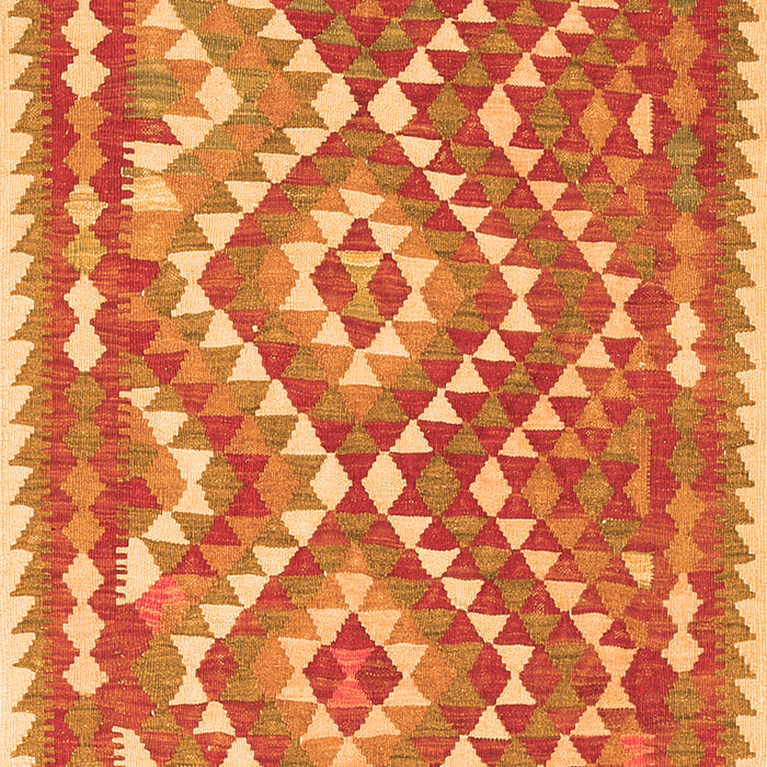 Serging Thickness of Machine Washable Southwestern Orange Country Area Rugs, wshcon683org