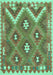 Southwestern Turquoise Country Rug, con684turq