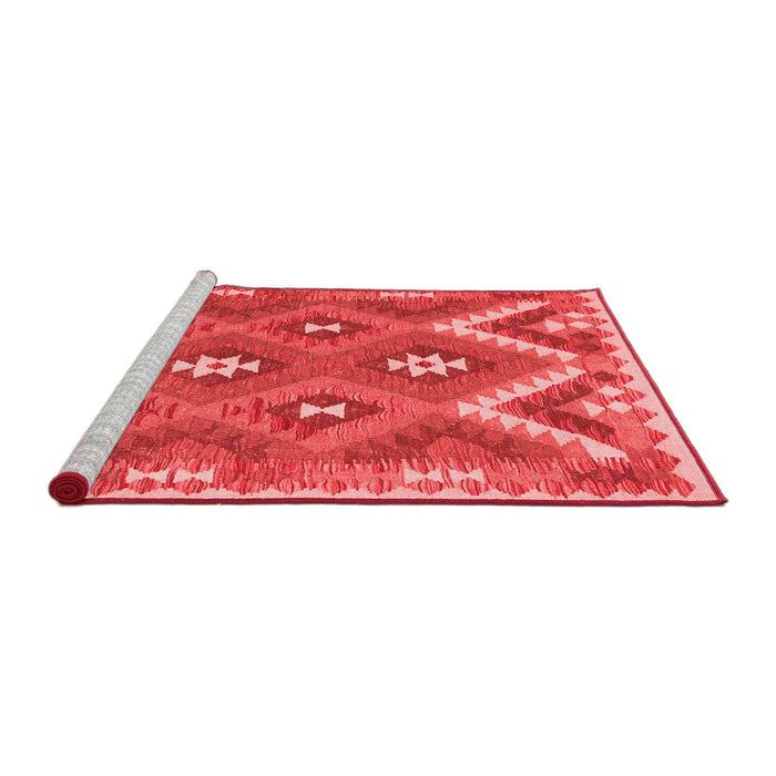 Country Red Washable Rugs