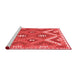 Country Red Washable Rugs