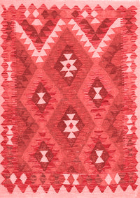 Southwestern Red Country Rug, con684red