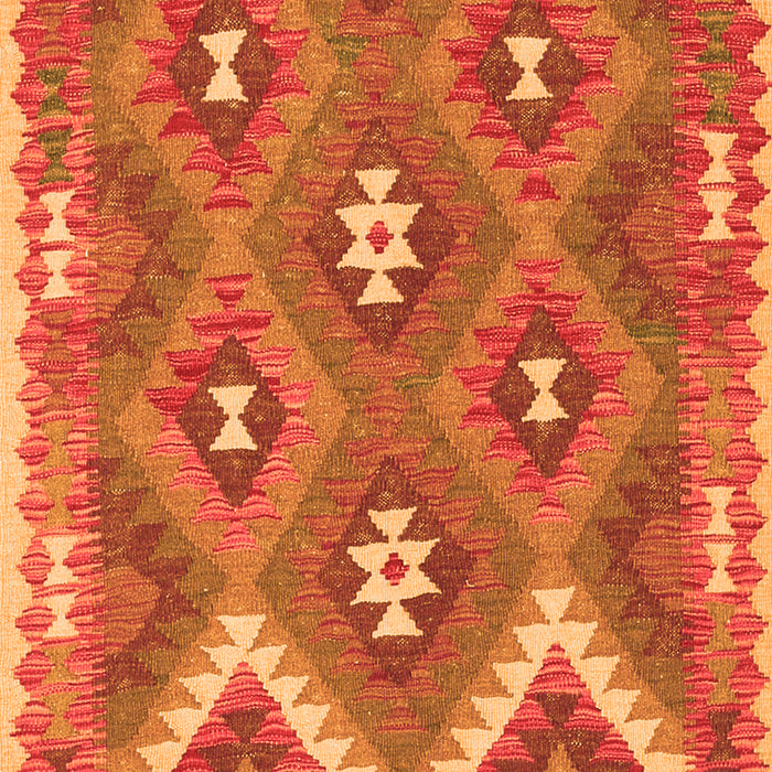 Serging Thickness of Machine Washable Southwestern Orange Country Area Rugs, wshcon684org