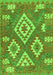 Southwestern Green Country Rug, con685grn