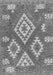 Southwestern Gray Country Rug, con685gry