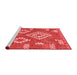 Country Red Washable Rugs