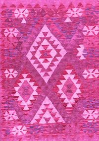 Southwestern Pink Country Rug, con685pnk