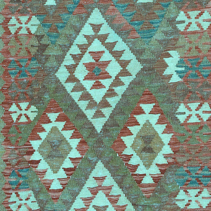 Machine Washable Southwestern Light Blue Country Rug, wshcon685lblu