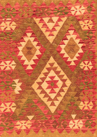 Southwestern Orange Country Rug, con685org