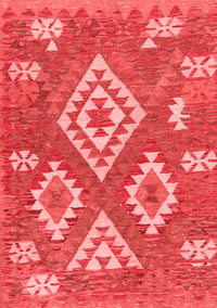 Southwestern Red Country Rug, con685red