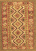 Machine Washable Southwestern Brown Country Rug, wshcon686brn