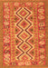 Southwestern Orange Country Rug, con686org