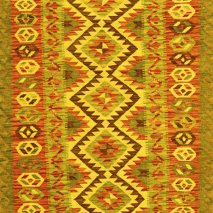 Southwestern Yellow Country Rug, con686yw