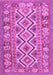 Machine Washable Southwestern Purple Country Area Rugs, wshcon686pur