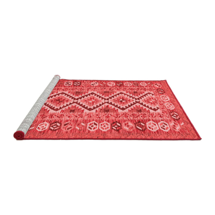 Country Red Washable Rugs