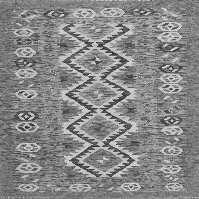 Serging Thickness of Southwestern Gray Country Rug, con686gry