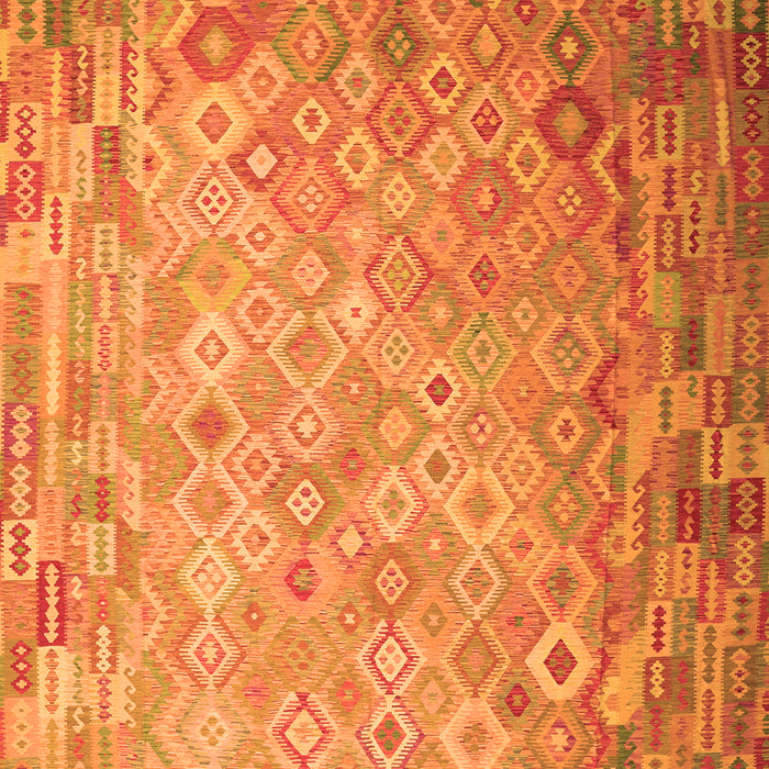 Southwestern Orange Country Rug, con687org