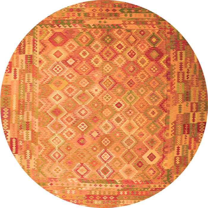 Machine Washable Southwestern Orange Country Area Rugs, wshcon687org