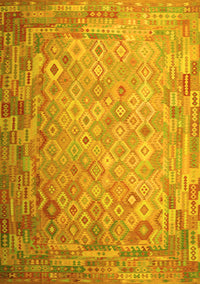 Southwestern Yellow Country Rug, con687yw