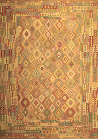 Southwestern Brown Country Rug, con687brn