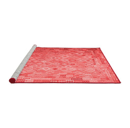 Country Red Washable Rugs