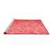 Country Red Washable Rugs