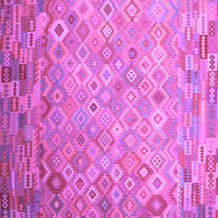 Machine Washable Southwestern Purple Country Area Rugs, wshcon687pur