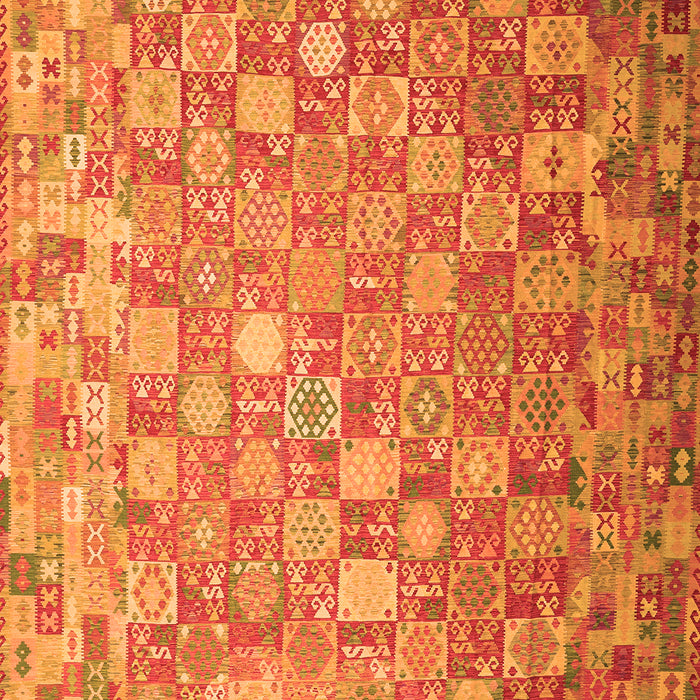 Oriental Orange Traditional Rug, con688org