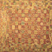 Square Oriental Brown Traditional Rug, con688brn