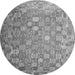 Square Oriental Gray Traditional Rug, con688gry