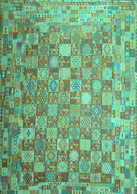 Oriental Turquoise Traditional Rug, con688turq