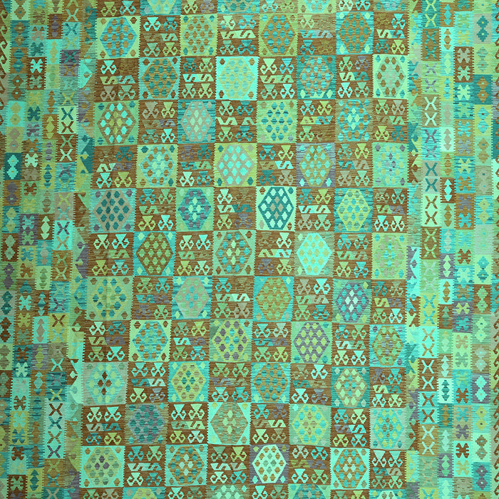 Oriental Turquoise Traditional Rug, con688turq