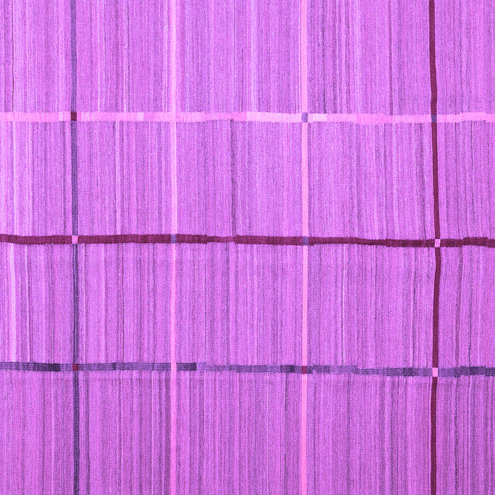 Square Abstract Purple Contemporary Rug, con689pur
