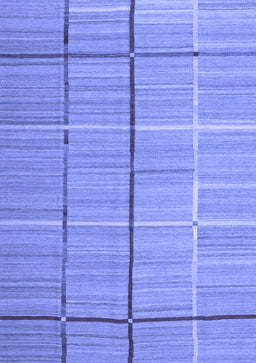 Abstract Blue Contemporary Rug, con689blu