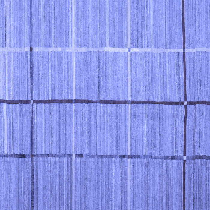 Square Machine Washable Abstract Blue Contemporary Rug, wshcon689blu