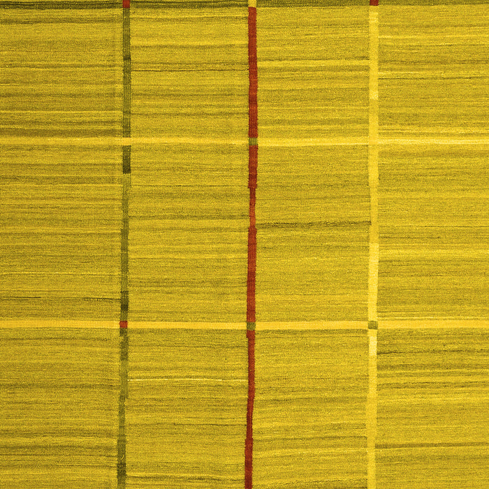 Abstract Yellow Contemporary Rug, con689yw