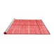 Contemporary Red Washable Rugs