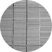 Square Abstract Gray Contemporary Rug, con689gry