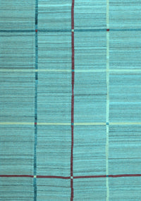 Abstract Light Blue Contemporary Rug, con689lblu