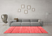 Contemporary Red Washable Rugs