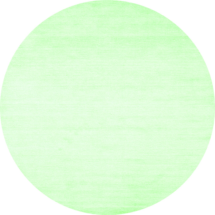 Square Solid Green Modern Rug, con68grn