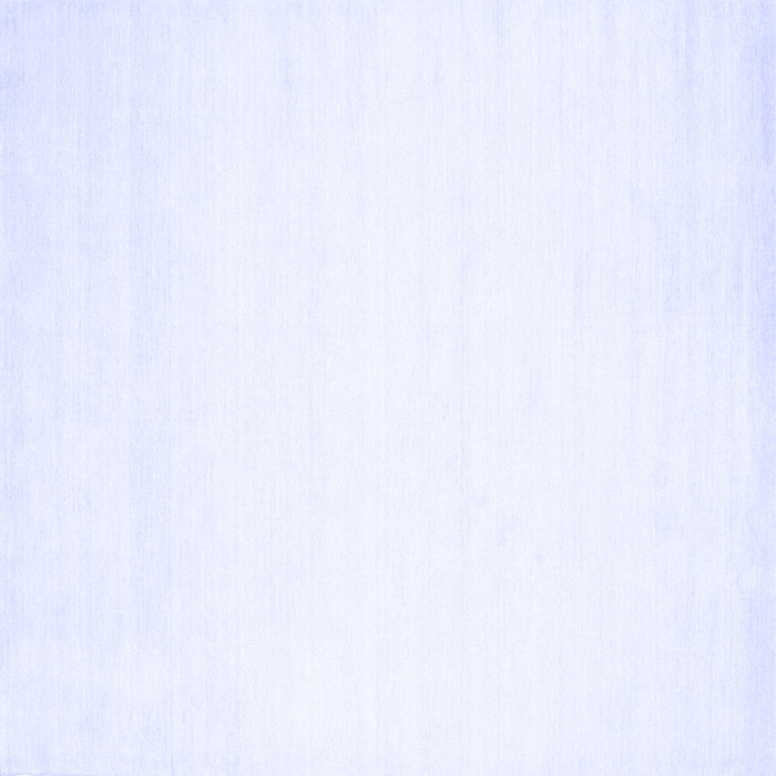 Square Machine Washable Solid Blue Modern Rug, wshcon68blu