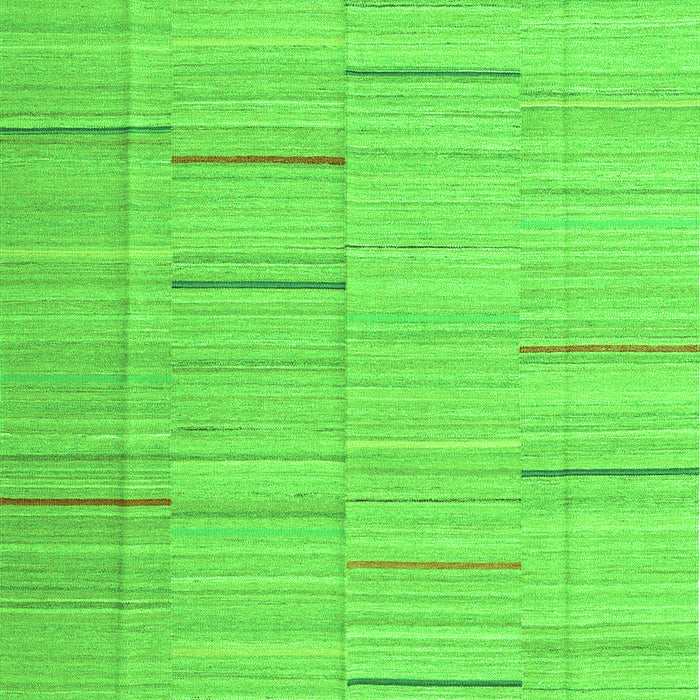 Abstract Green Contemporary Rug, con690grn