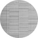 Machine Washable Abstract Gray Contemporary Rug, wshcon690gry