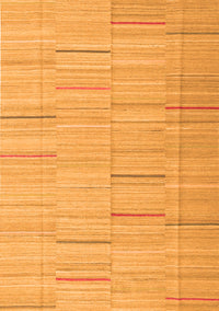 Abstract Orange Contemporary Rug, con690org