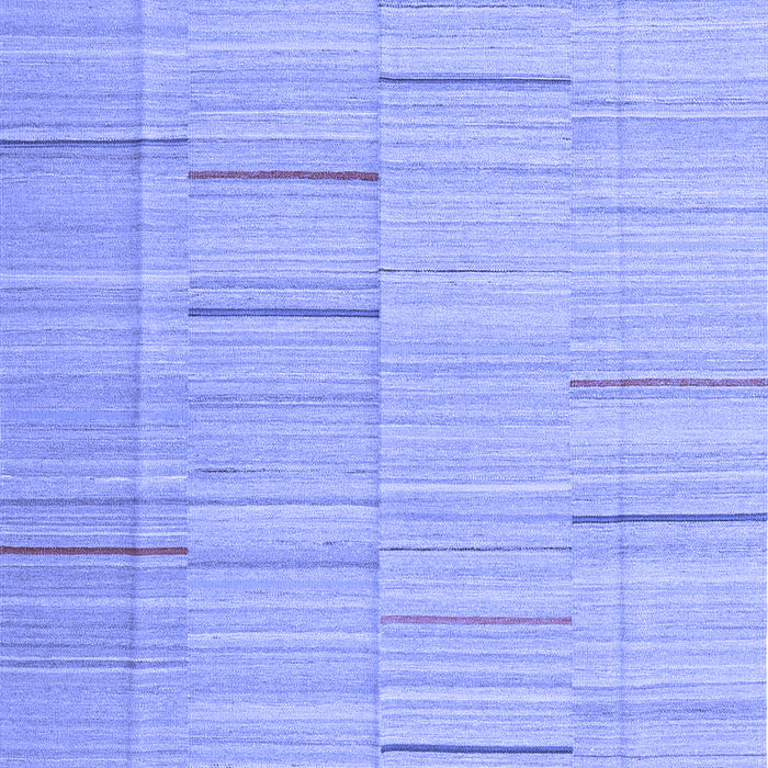 Machine Washable Abstract Blue Contemporary Rug, wshcon690blu