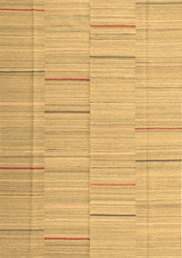 Abstract Brown Contemporary Rug, con690brn