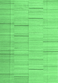 Abstract Emerald Green Contemporary Rug, con690emgrn